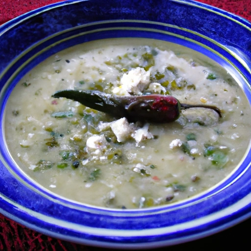 Poblano Rice Soup