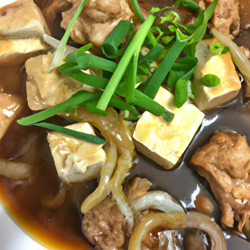 Wieprzowina i Tofu