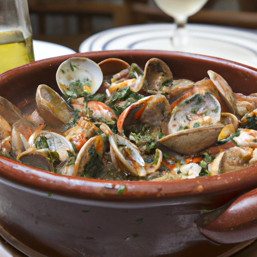 Portugese Clams in a Cataplana Casa Velha