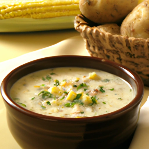 Zupa ziemniaczano-kukurydziana