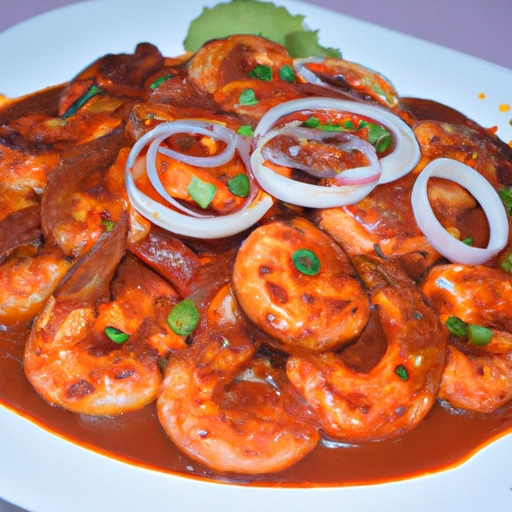 Prawns in Tomato Sauce