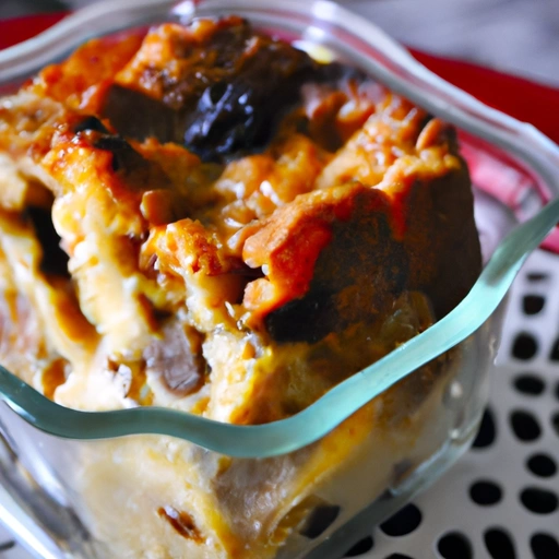 Pressure Cooker Bread Pudding