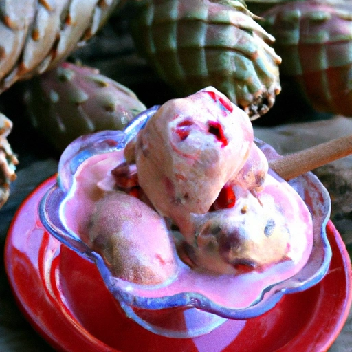 Prickly Pear Ice Cream