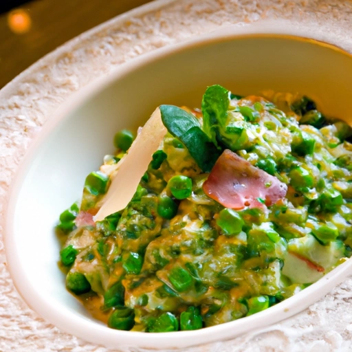 Prosciutto and Green Pea Risotto