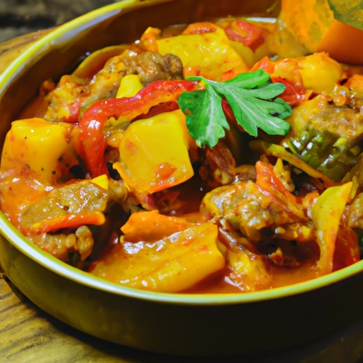 Pumpkin Pork Stew