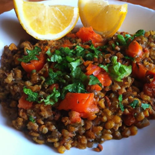 Puy Lentils and Rice