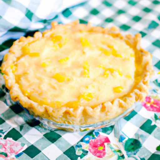 Quick and Snappy Pineapple-Cheese Pie