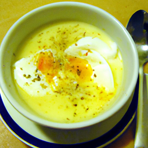 Szybka zupa jajeczna