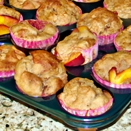 Szybkie muffiny z nektarynkami i owsianką