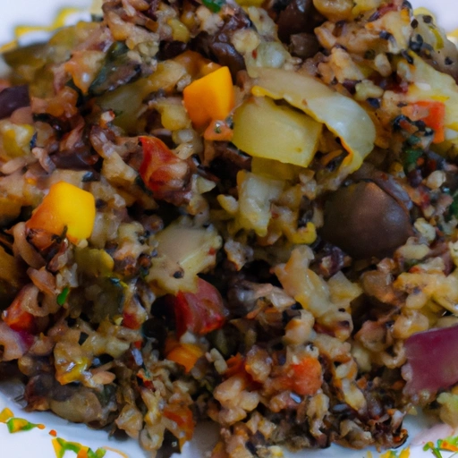 Pilaw z quinoa i dzikiego ryżu