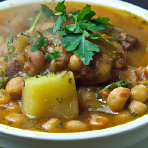 Ramadan Soup of Fava Beans and Lentils