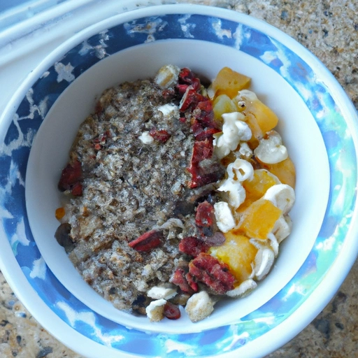 'Raw' Breakfast Oatmeal