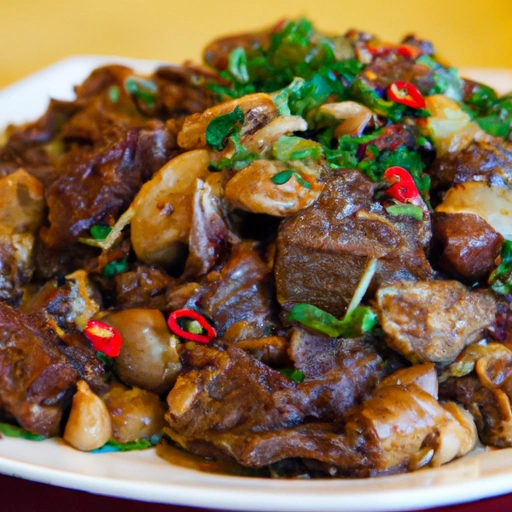 Red-Cooked Mongolian Lamb