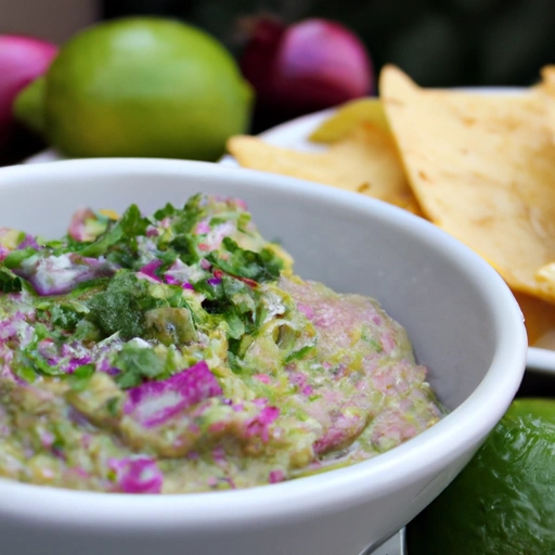 Red Onion Guacamole