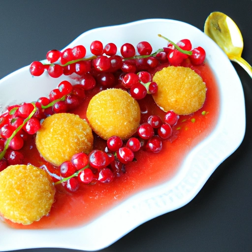 Redcurrant Quail Eggs