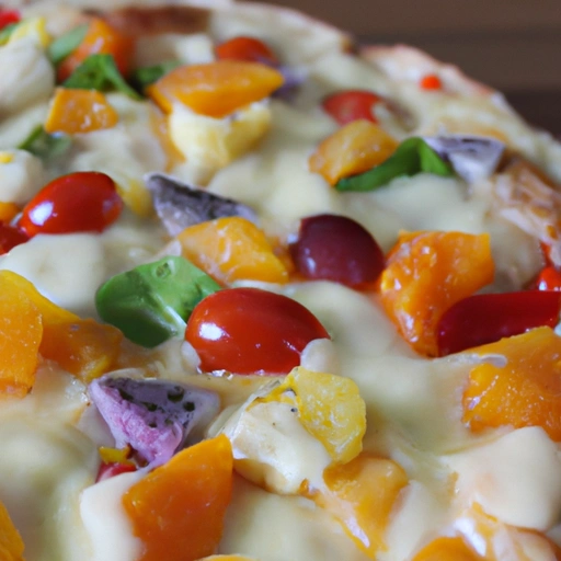 Reduced Calorie Fruit Pizza