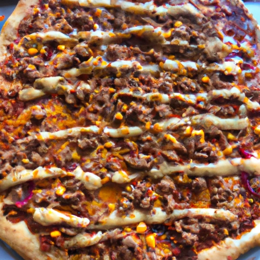Refried Bean Pizza