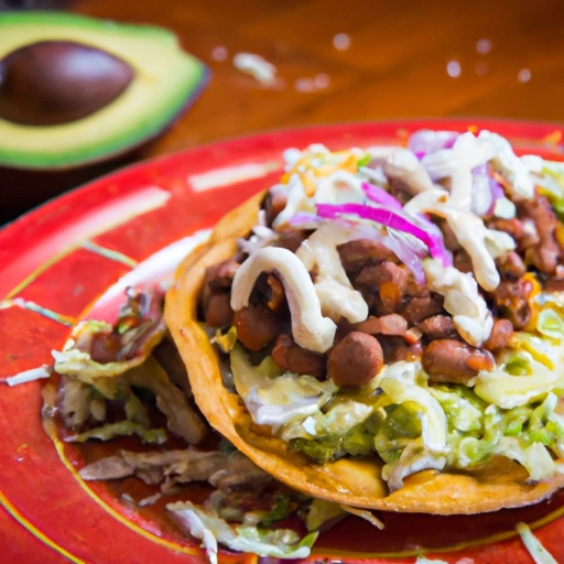 Refried Bean Tostadas