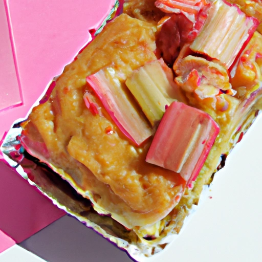 Rhubarb Dream Bars