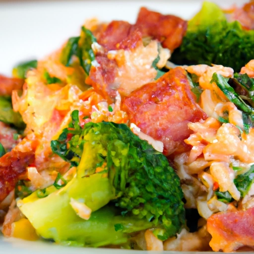Rice and Bacon Salad