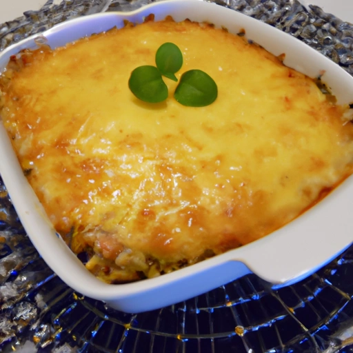 Rice and Cheese Strata