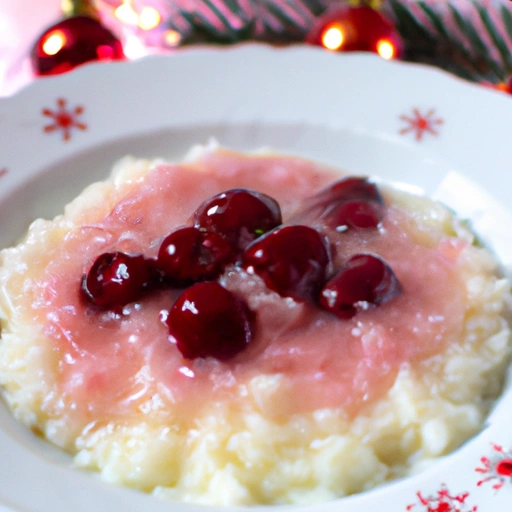 Rice and Cherries in the Snow