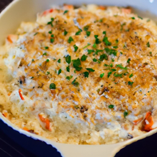 Rice and Crab Romanoff