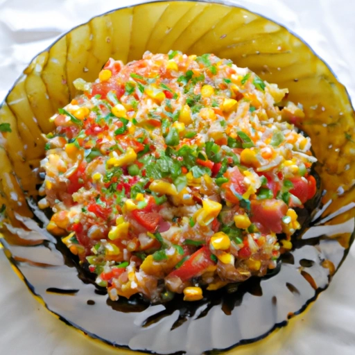 Rice corn salad