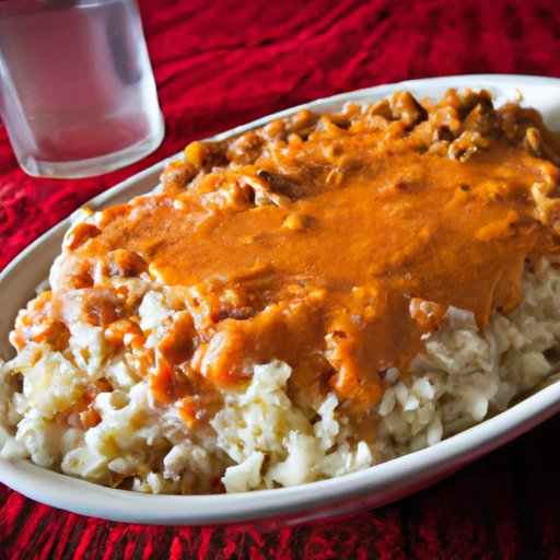 Rice-topped Texas Jack