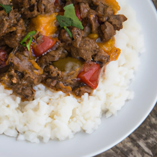 Rice with Beef and Vegetables