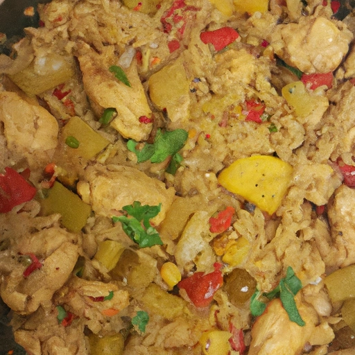 Rice with Chicken Spanish-style