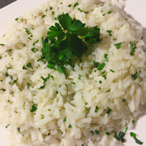 Rice with Garlic and Herbs
