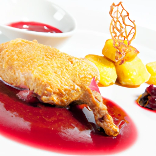 Roast Duckling with Cherry Sauce
