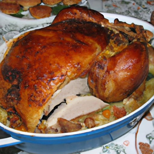 Roast Turkey with Corn Bread Stuffing