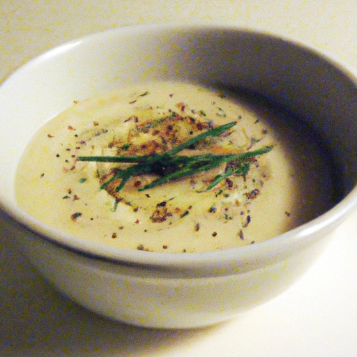 Roasted Garlic and Potato Soup