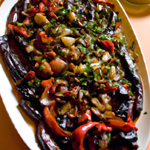 Roasted Peppers and Eggplant