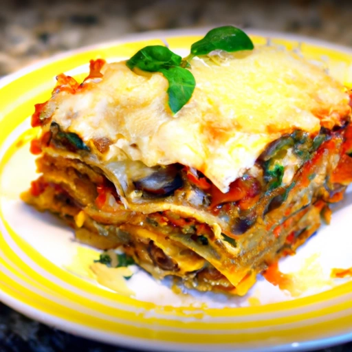 Lasagna z pieczonymi warzywami