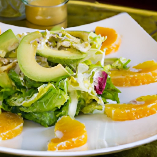 Romaine Salad with California Avocado, Orange, and Jicama