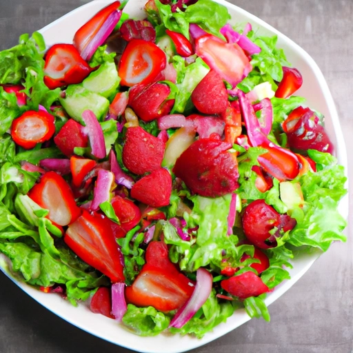 Romaine-Strawberry Salad