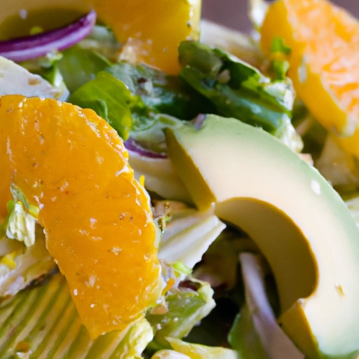 Romaine with Avocado, Jicama, and Orange