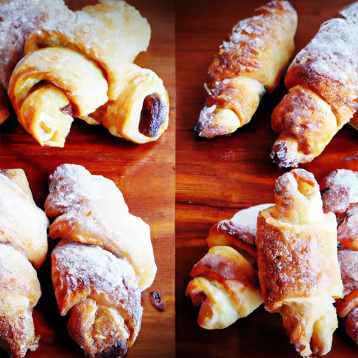 Rugelach z różnymi wariantami