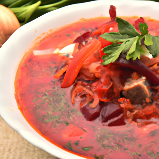 Russian Soup with Meat