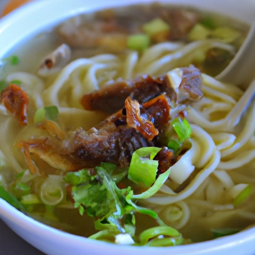 Rustic Noodle Soup