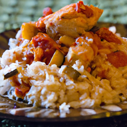 Sage Chicken with Tomato Rice