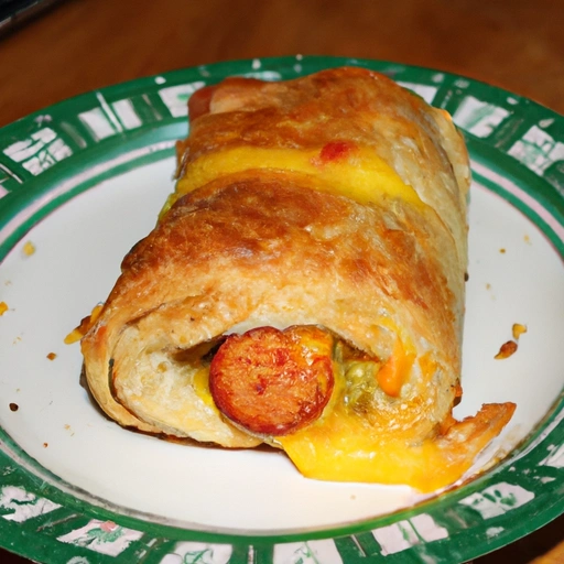 Sausage Pepper Jack and Green Chili Puff Breakfast