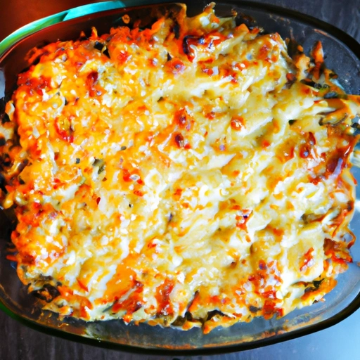 Scalloped Rice with Cheese