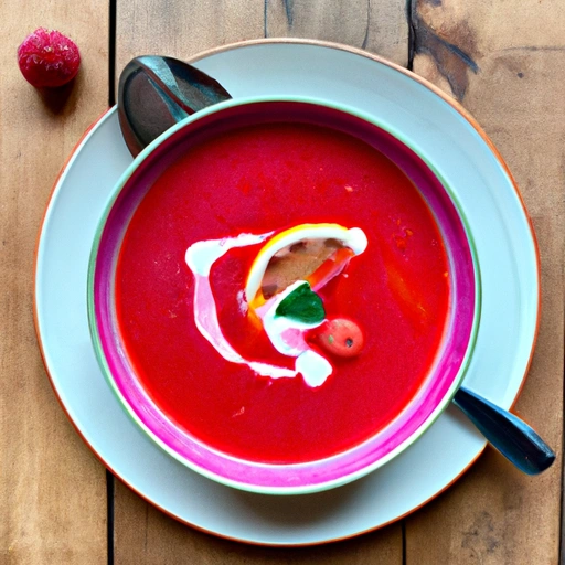Scandinavian Raspberry Soup