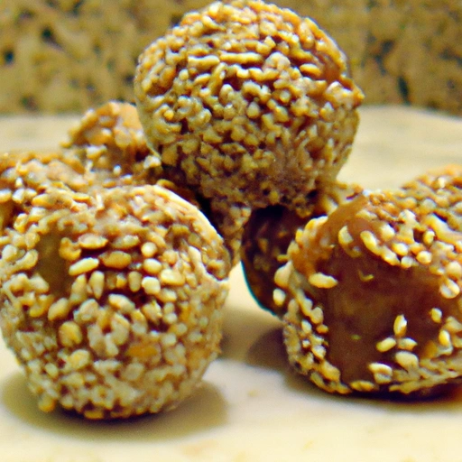 Sesame Peanut Butter Balls