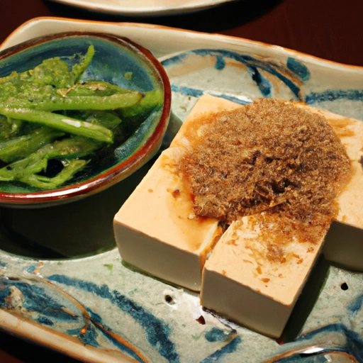Sesame Tofu z Wasabi