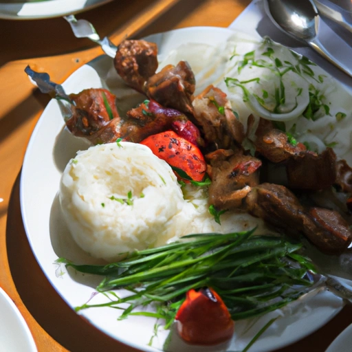 Shashlik with Vegetables